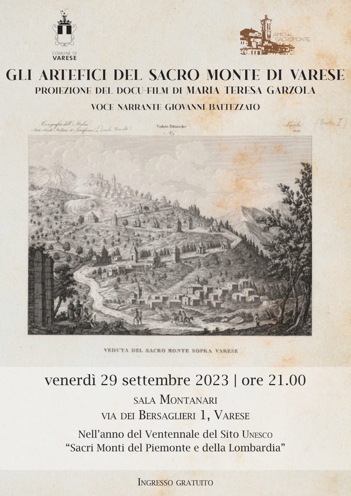 Gli artefici del Sacro Monte di Varese