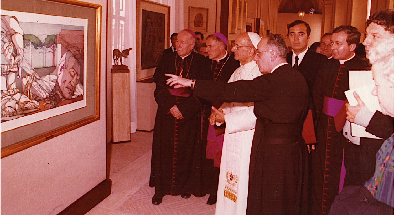 Paolo VI e Macchi: amici degli artisti