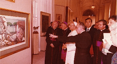 Paolo VI e Macchi: amici degli artisti