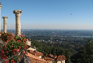 Panorama dalla terrazza del Museo Baroffio