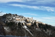 sacro monte di varese, inverno, neve