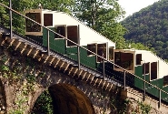 La stazione a monte della Funicolare del Sacro Monte di Varese
