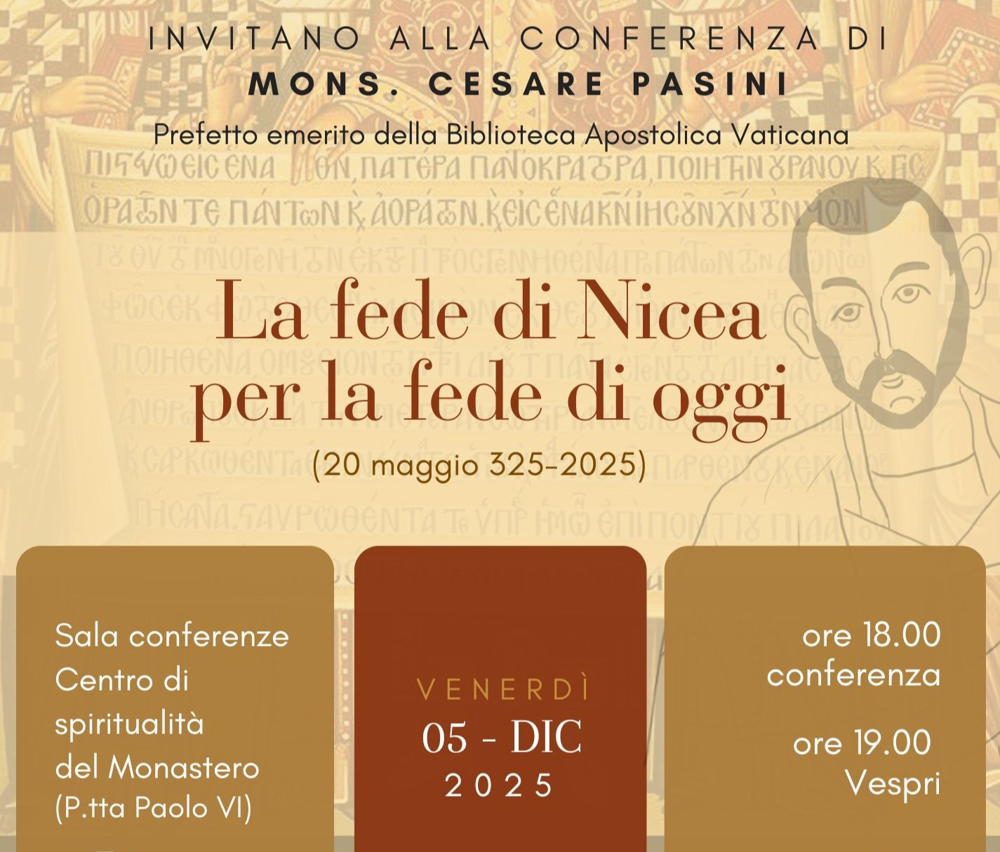 Conferenza su Sant'Ambrogio