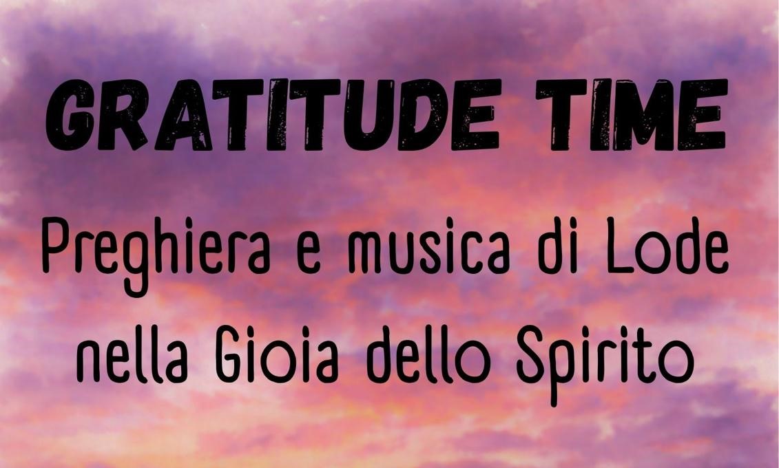 Gratitude time